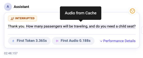 Audio from cache highlight