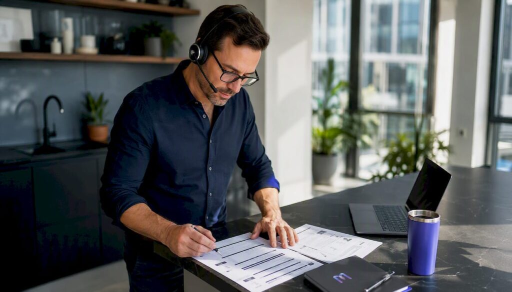 Contact center manager using AI analytics tools