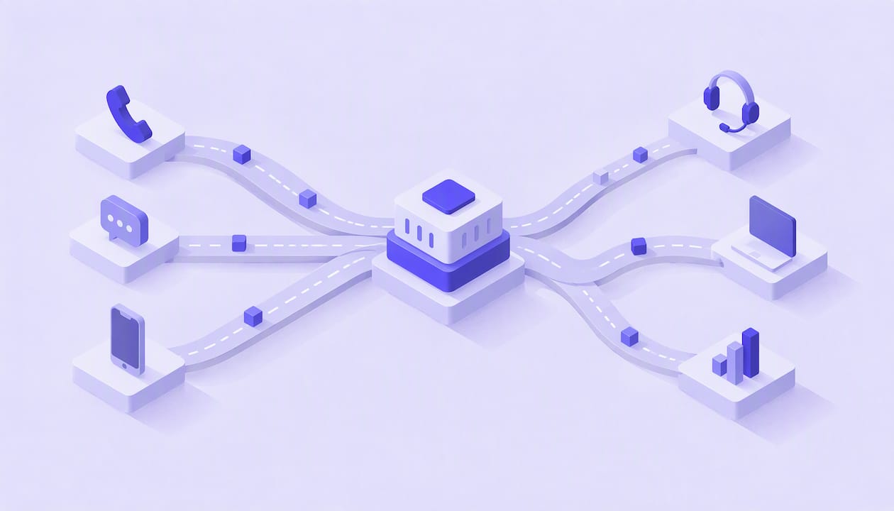 Los canales se integran en una estructura de decisión para IVR con inteligencia artificial